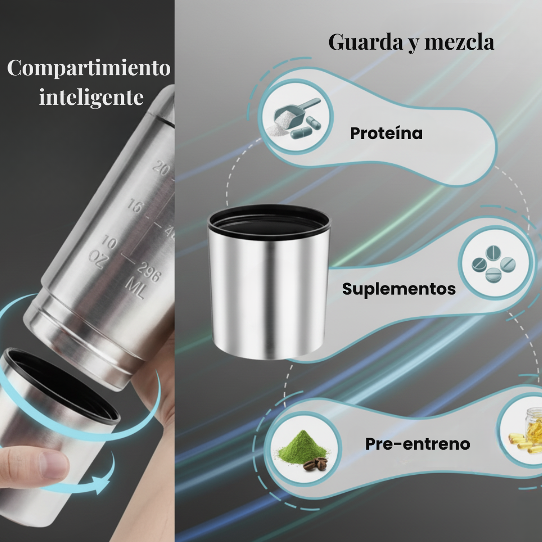 Shakezer® Mezcladora de Acero Inoxidable sin Olores