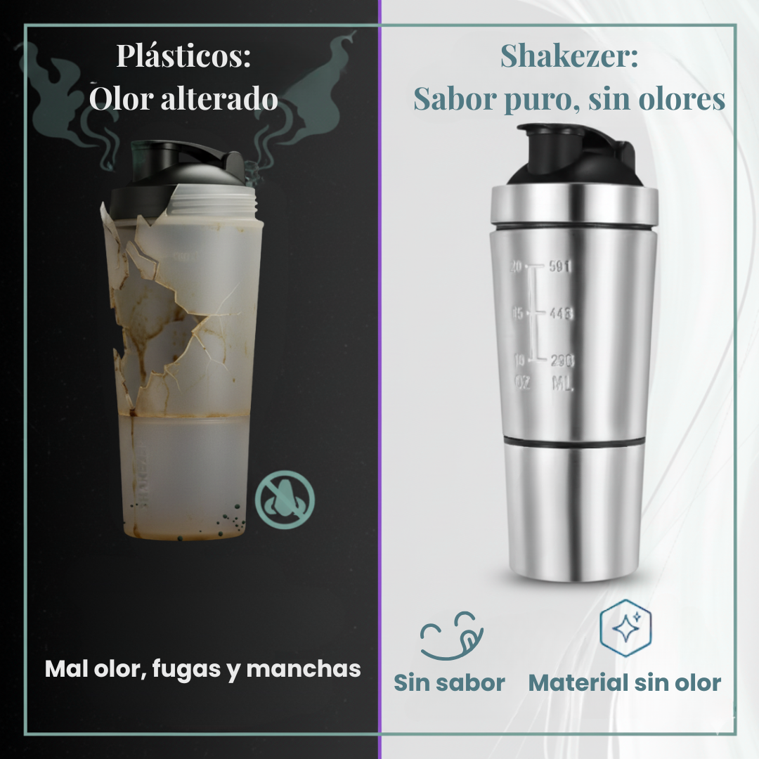 Shakezer® Mezcladora de Acero Inoxidable sin Olores