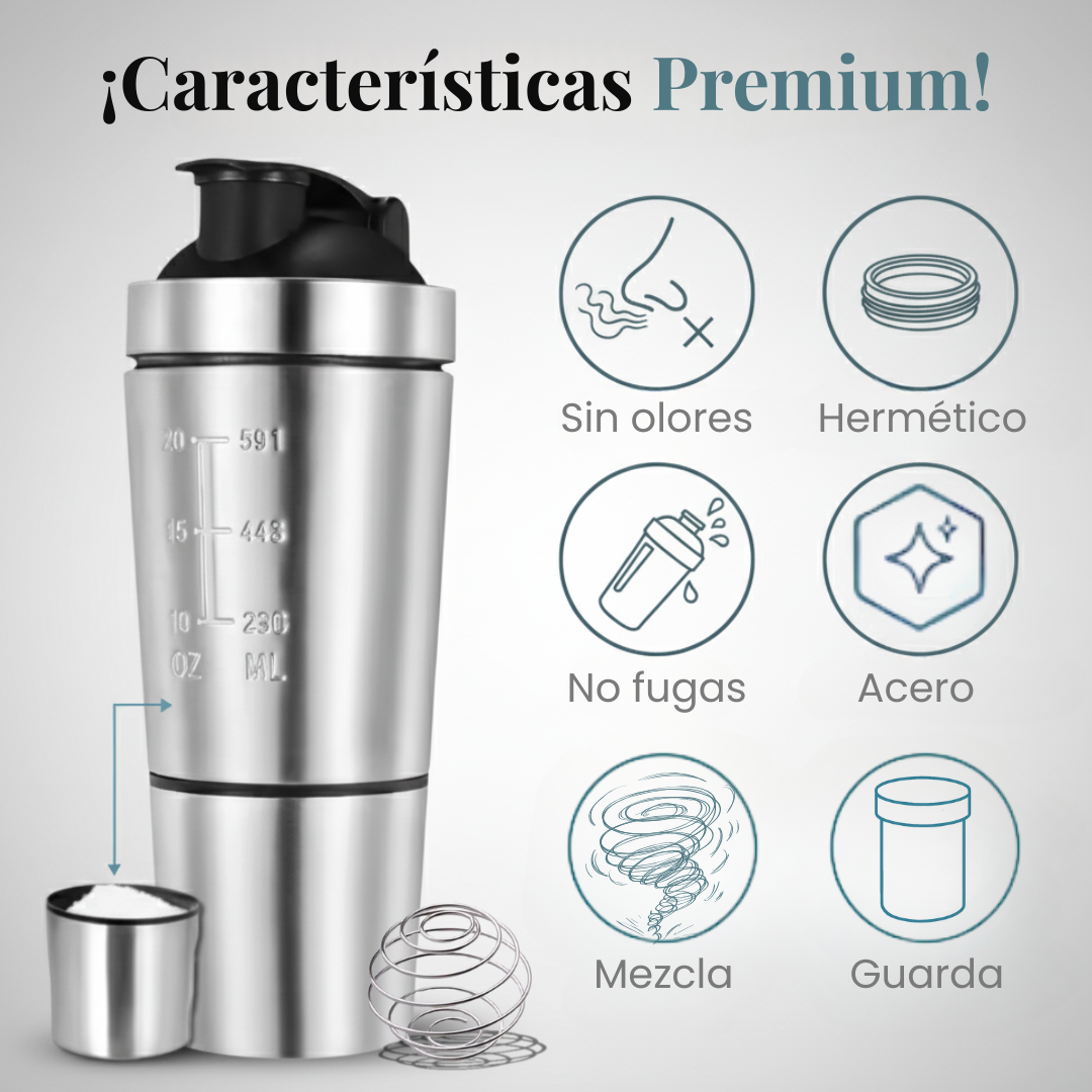 Shakezer® Mezcladora de Acero Inoxidable sin Olores