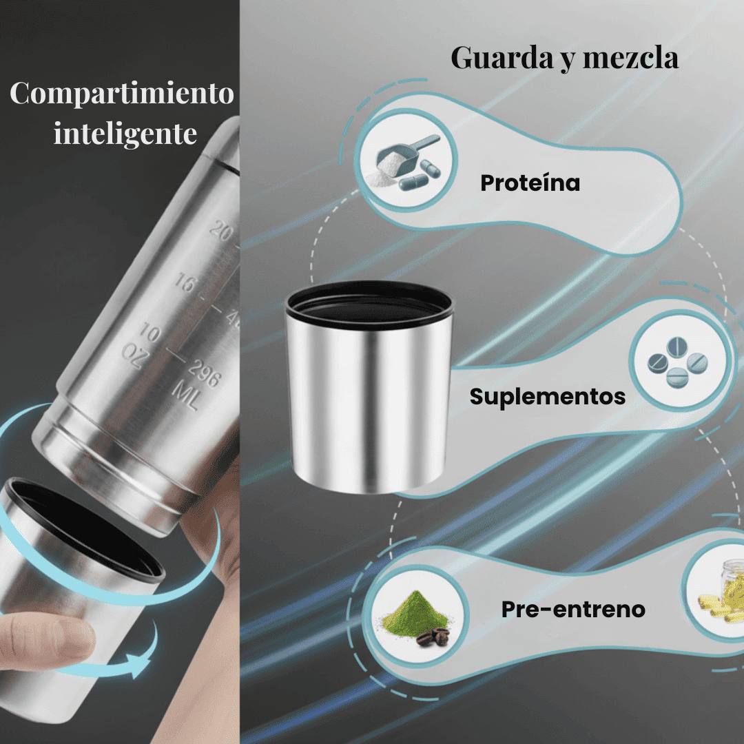 Shakezer® Mezcladora de Acero Inoxidable sin Olores