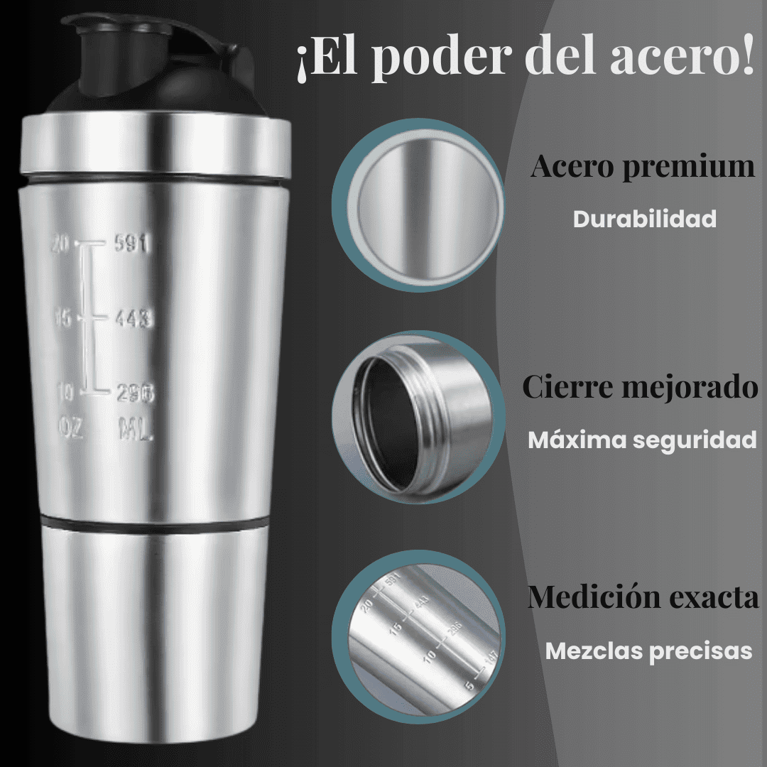 Shakezer® Mezcladora de Acero Inoxidable sin Olores