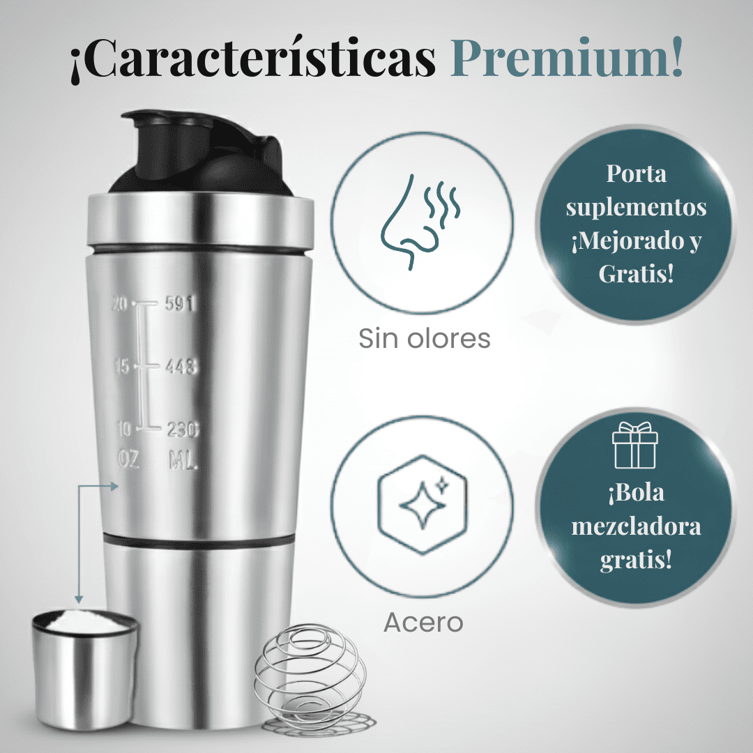 Shakezer® Mezcladora de Acero Inoxidable sin Olores